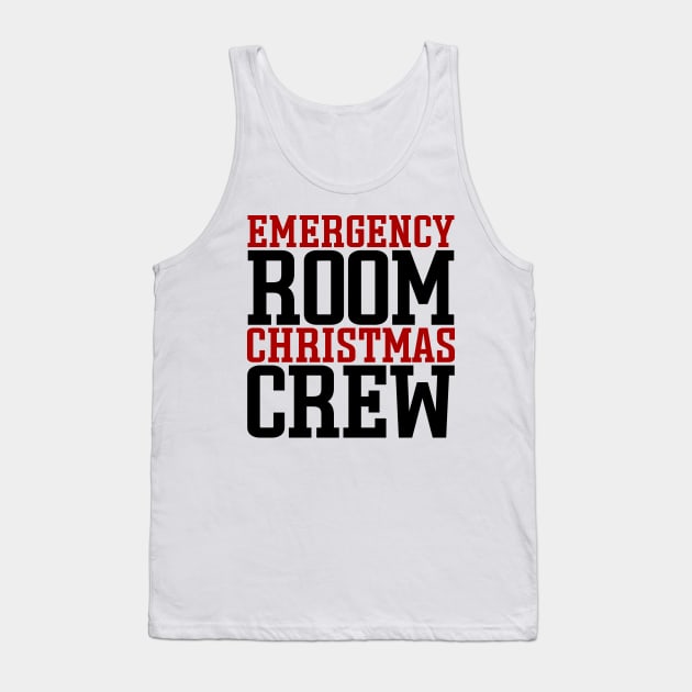 Emergency Room Christmas Crew Tank Top by colorsplash